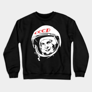 Tereshkova first woman in space Crewneck Sweatshirt